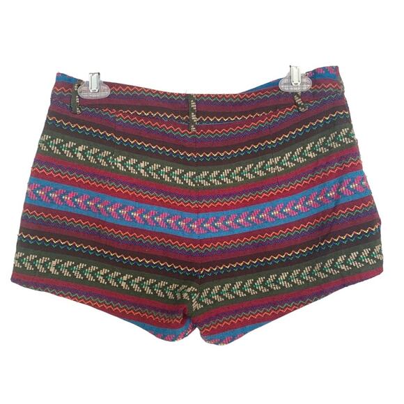 Anthropologie Multicolor Aztec Pattern Shorts - Picture 3 of 5